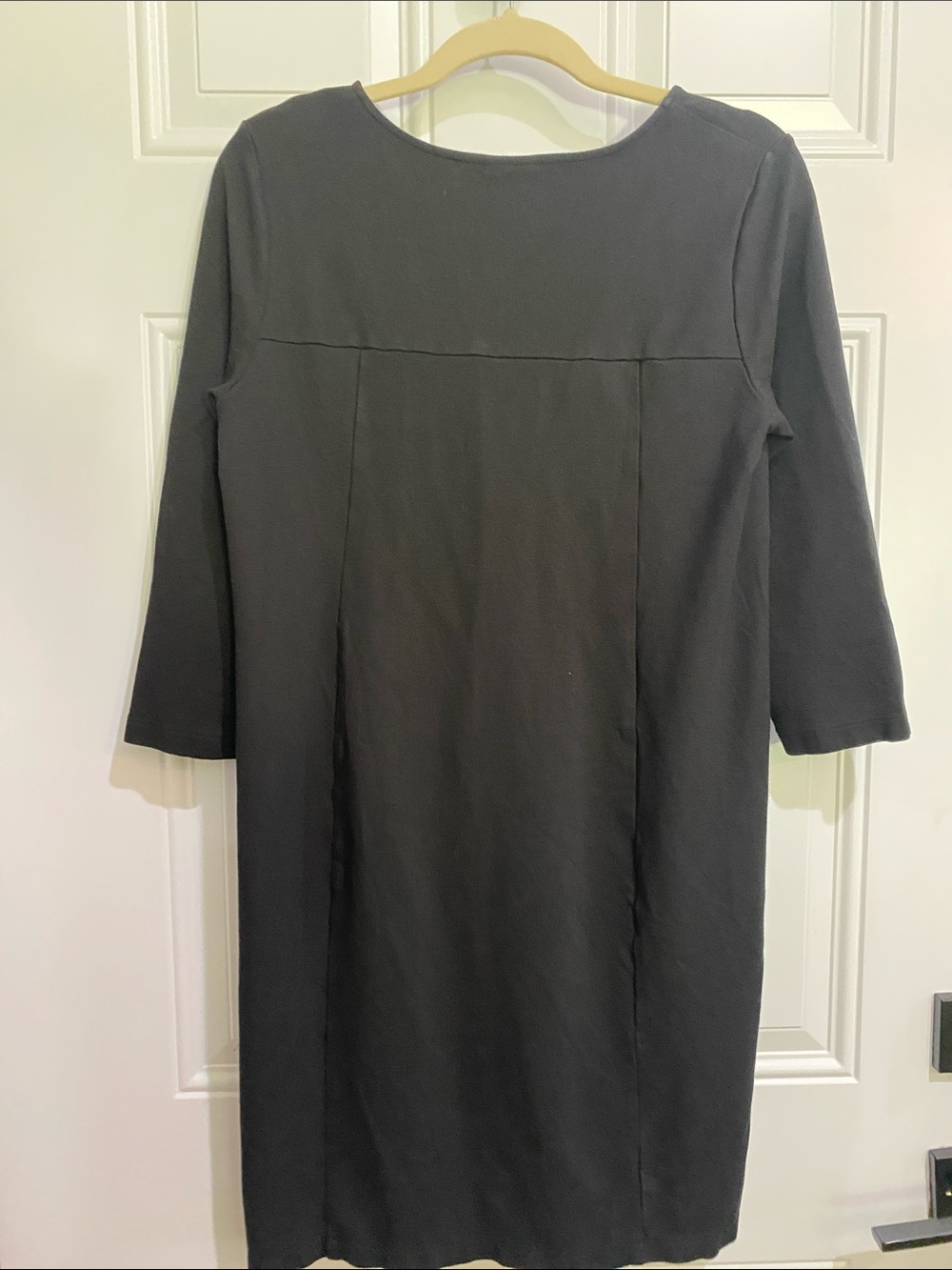 J. Jill Black Midi Shift Dress - Picture 7 of 9